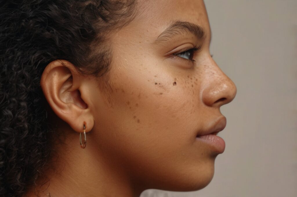 melasma hyperpigmentation side profile skin treatment algonquin il