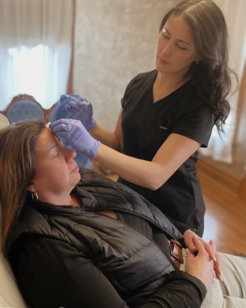 Botox injection treatment at Catara Med Spa in Algonquin IL