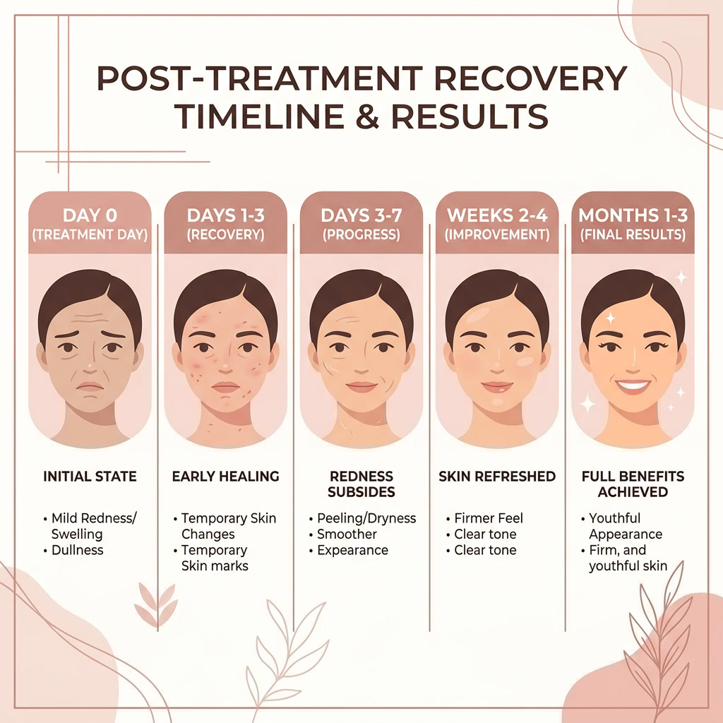 sylfirm x recovery timeline infographic catara